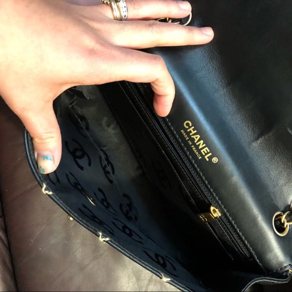 CHANEL CALF SKIN Wild stitch flap bag 💝 - Picture 6 of 8